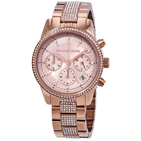 michael kors ritz watch amazon|Michael Kors Ritz chronograph.